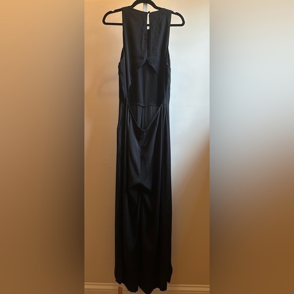 NEW Reformation Lucia Jumpsuit Sz 12 Black Cut-Out - Picture 4 of 11